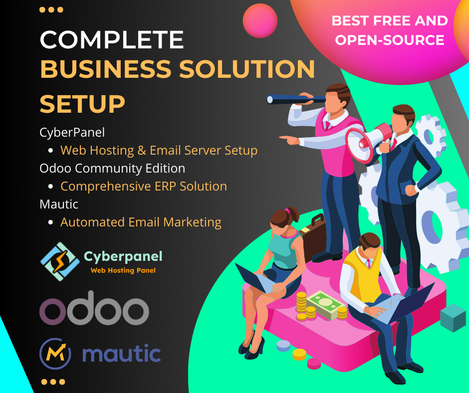 Complete Business Solution Setup with CyberPanel, Odoo Community Edition, and Mautic